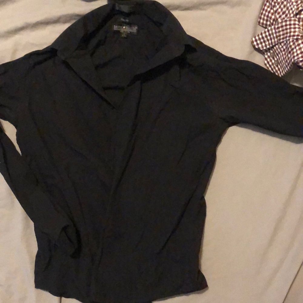 Black dress shirt